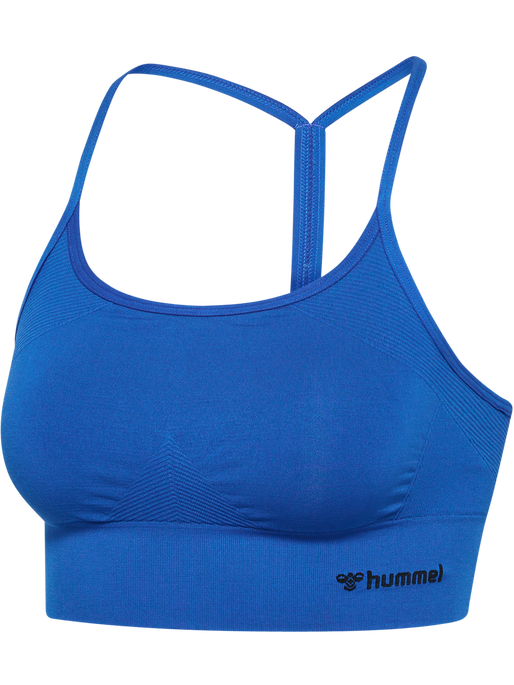 hmlTIFFY SEAMLESS SPORTS TOP, OLYMPIAN BLUE, packshot