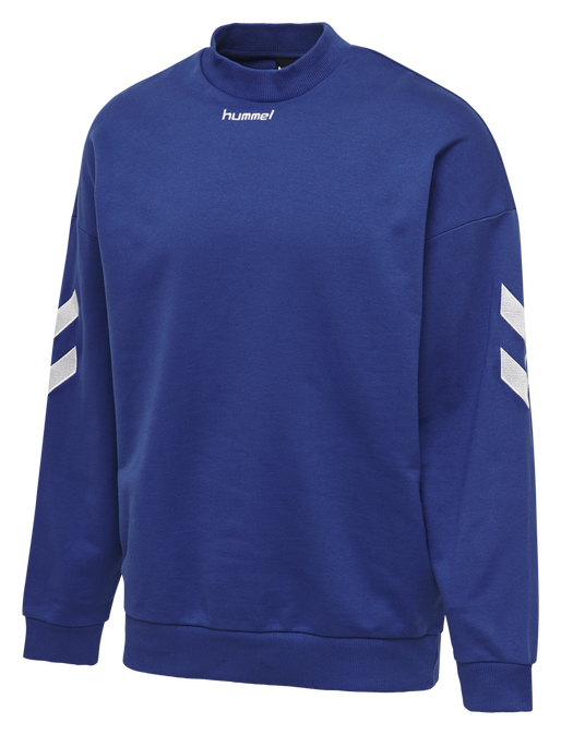 hmlCHRIS LOOSE SWEATSHIRT, MAZARINE BLUE, packshot