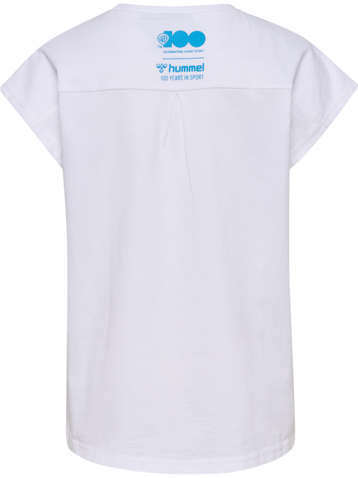 hmlLOLA BUNNY T-SHIRT S/S, WHITE, packshot