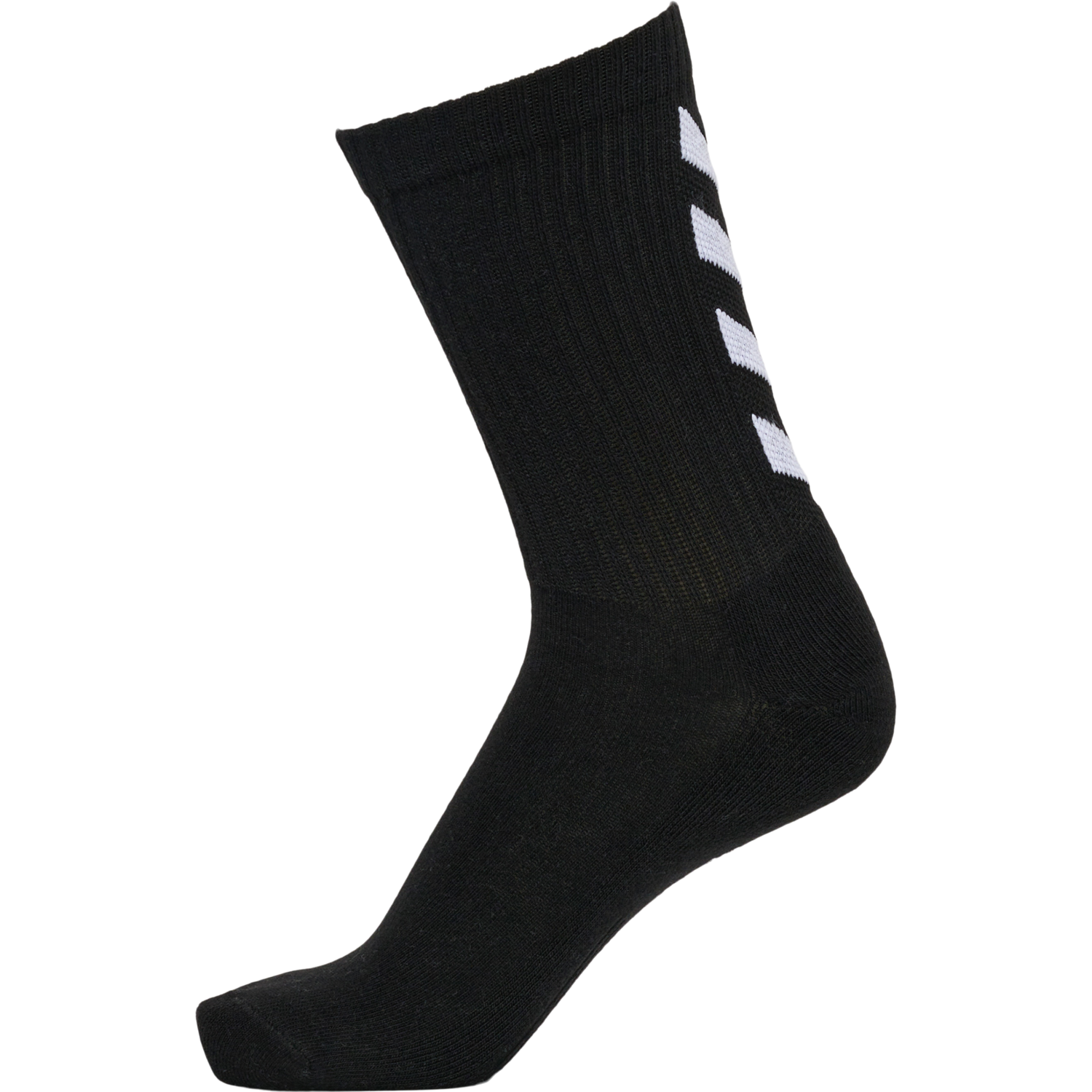 FUNDAMENTAL 3-PACK SOCK, BLACK, packshot