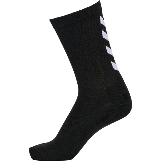 FUNDAMENTAL 3-PACK SOCK, BLACK, packshot