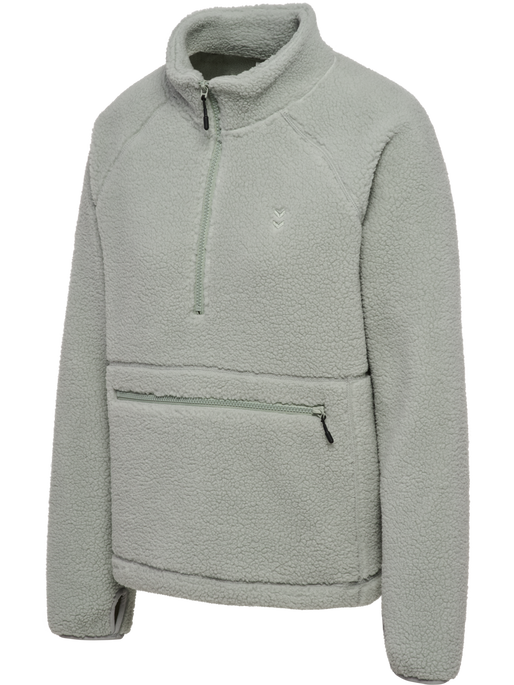 hmlPULSE FLEECE W PULLOVER, BELGIAN BLOCK hmlPULSE FLEECE W PULLOVER, BELGIAN BLOCK, packshot