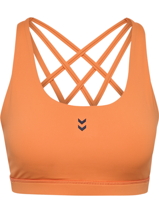 hmlFAST IMPACT STRAP BRA, DUSTY ORANGE hmlFAST IMPACT STRAP BRA, DUSTY ORANGE, packshot