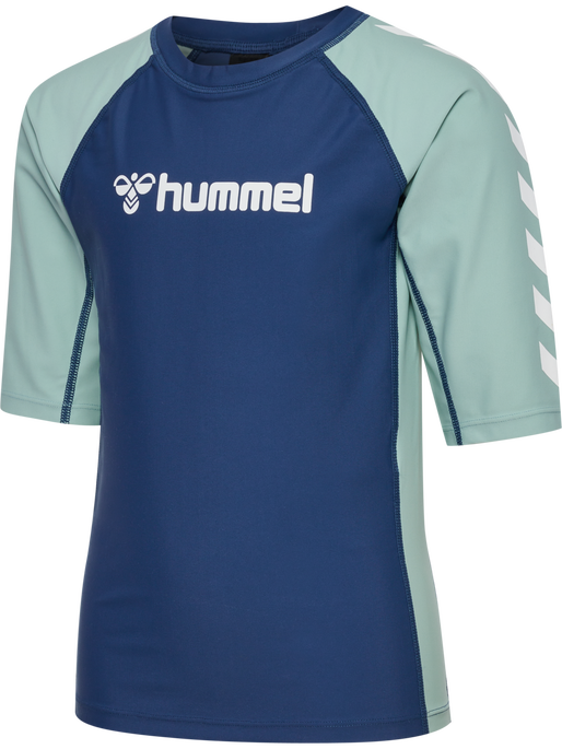 hmlFIJI SWIM TEE, DARK DENIM hmlFIJI SWIM TEE, DARK DENIM, packshot