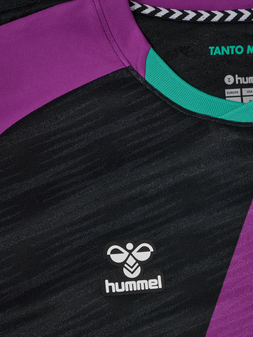 MCF 25/26 AWAY JERSEY S/S KIDS, BLACK, packshot