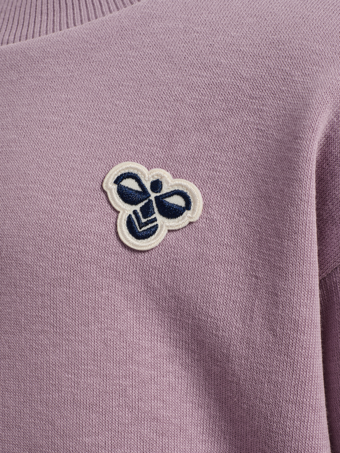 hmlMINI LOOSE CREWNECK BEE, SEA FOG, packshot