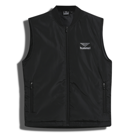 hmlHIVE COLIN PADDED VEST, BLACK, packshot