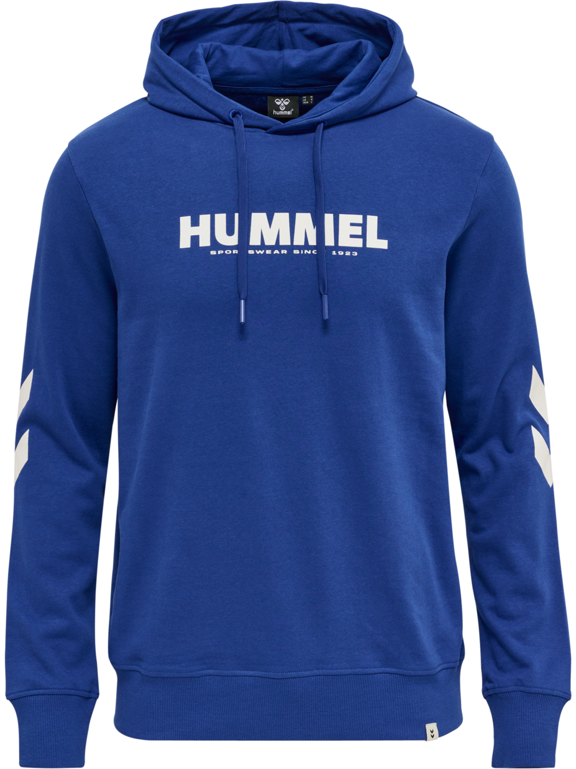 hmlLEGACY LOGO HOODIE, MAZARINE BLUE, packshot