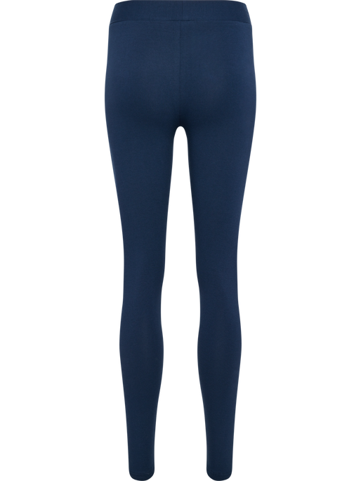 hmlELEMENTAL COTTON HW TIGHTS, DRESS BLUES, packshot