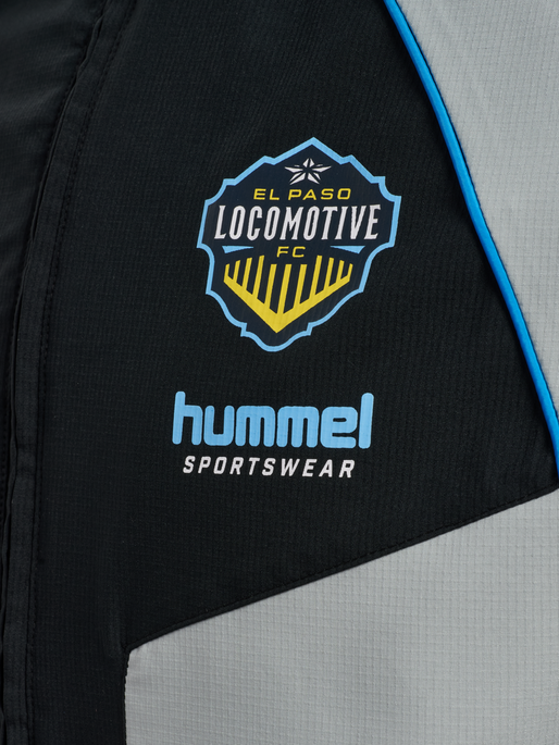 hmlLOOSE TRACK ZIPJACKET SW EL PASO, BLACK hmlLOOSE TRACK ZIPJACKET SW EL PASO, BLACK, packshot