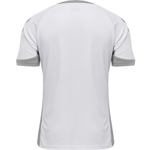 hmlLEAD S/S POLY JERSEY, WHITE hmlLEAD S/S POLY JERSEY, WHITE, packshot