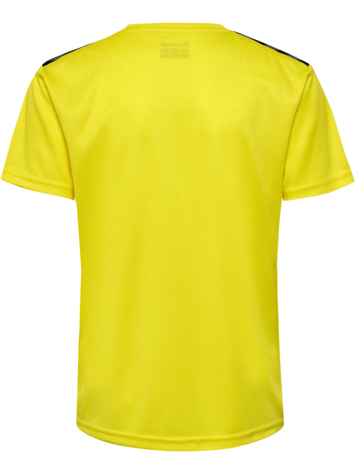 hmlAUTHENTIC PL JERSEY S/S KIDS, BLAZING YELLOW, packshot