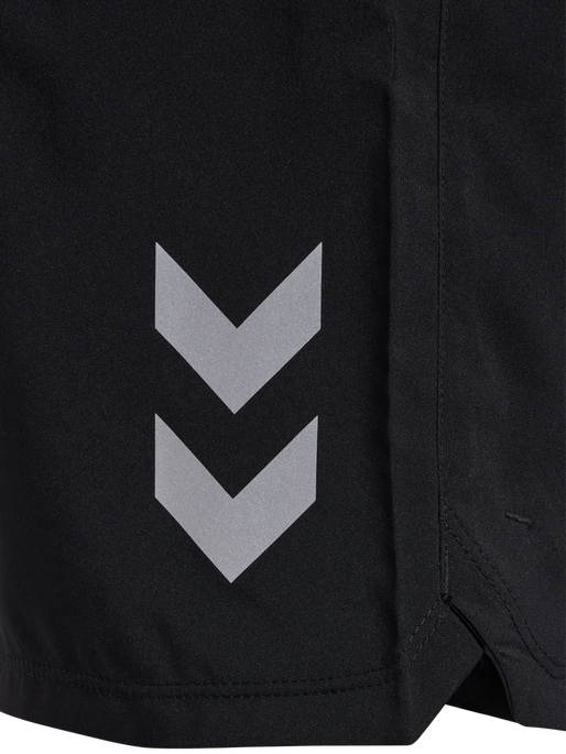 hmlRUN SHORTS KIDS, BLACK, packshot