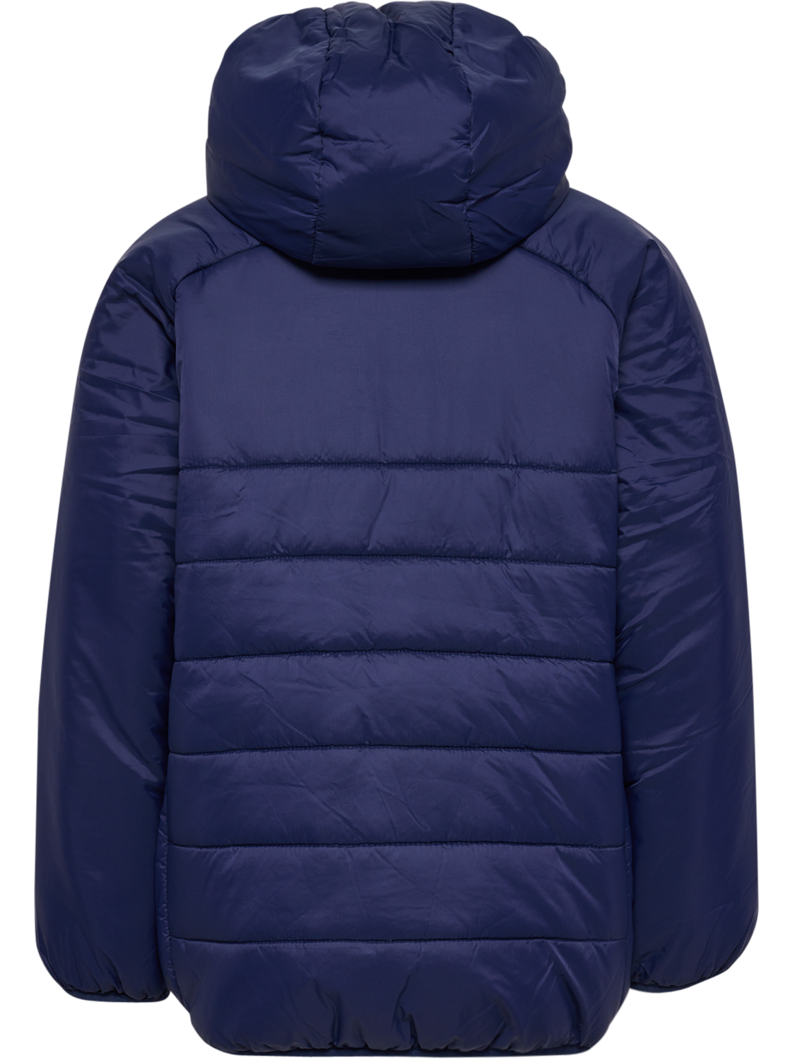 hmlGO QUILTED HOOD JACKET KIDS, MARINE, packshot