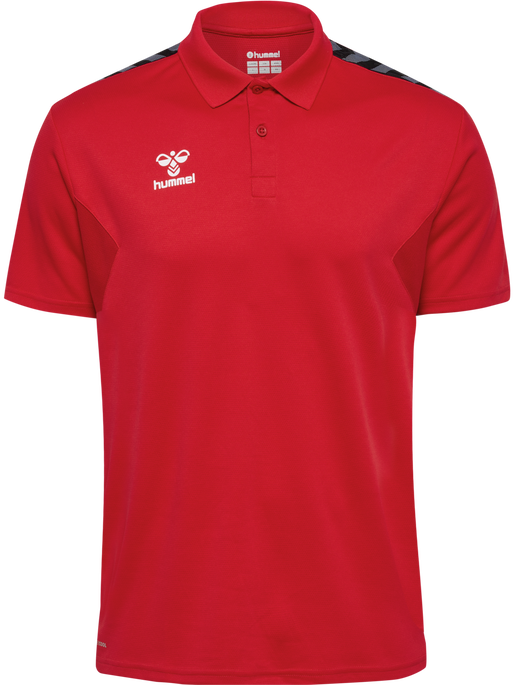 hmlAUTHENTIC FUNCTIONAL POLO, TRUE RED, packshot