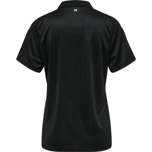 hmlCORE XK FUNCTIONAL POLO WOMAN, BLACK, packshot