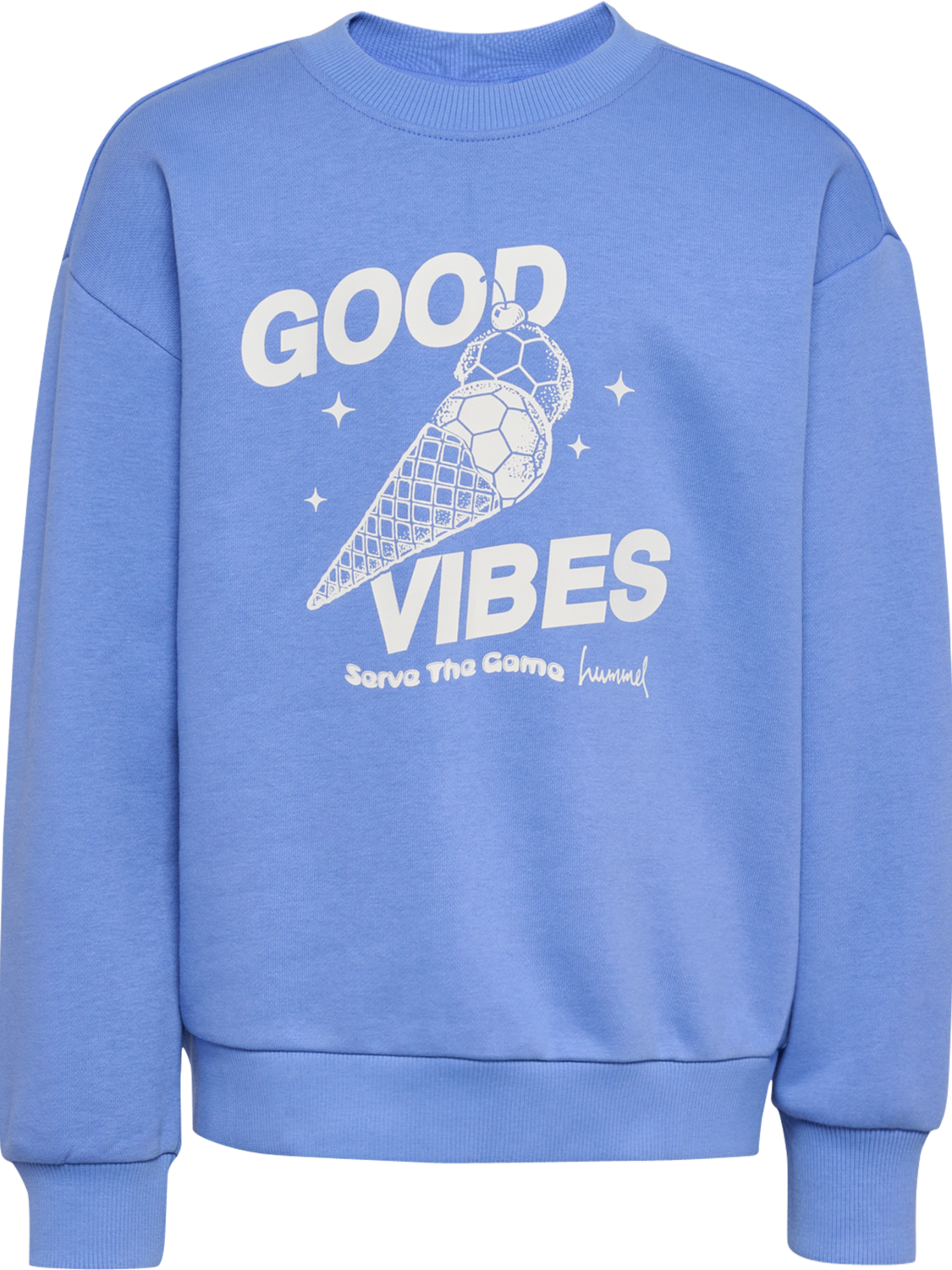 hmlJR GRAPHIC SWEATSHIRT, PERSIAN JEWEL, packshot