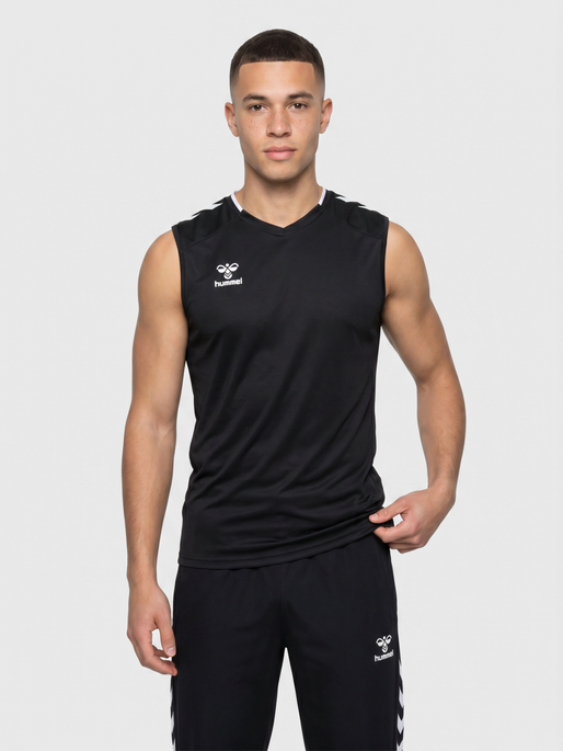 hmlCORE 2.0 JERSEY S/L, BLACK/WHITE, model