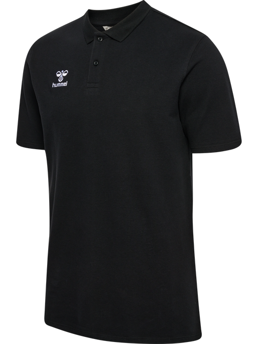 hmlGO 2.0 POLO, BLACK hmlGO 2.0 POLO, BLACK, packshot