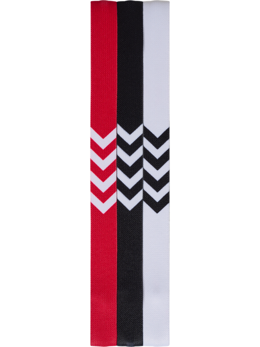 3-PACK HEADBAND 17-18, WHITE/BLACK/TRUE RED, packshot