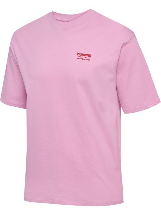 hmlLOOSE T-SHIRT S/S HSW FOOTBALL, PASTEL LAVENDER, packshot