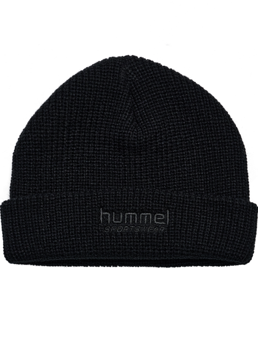 hmlHALF RIB BEANIE, BLACK hmlHALF RIB BEANIE, BLACK, packshot