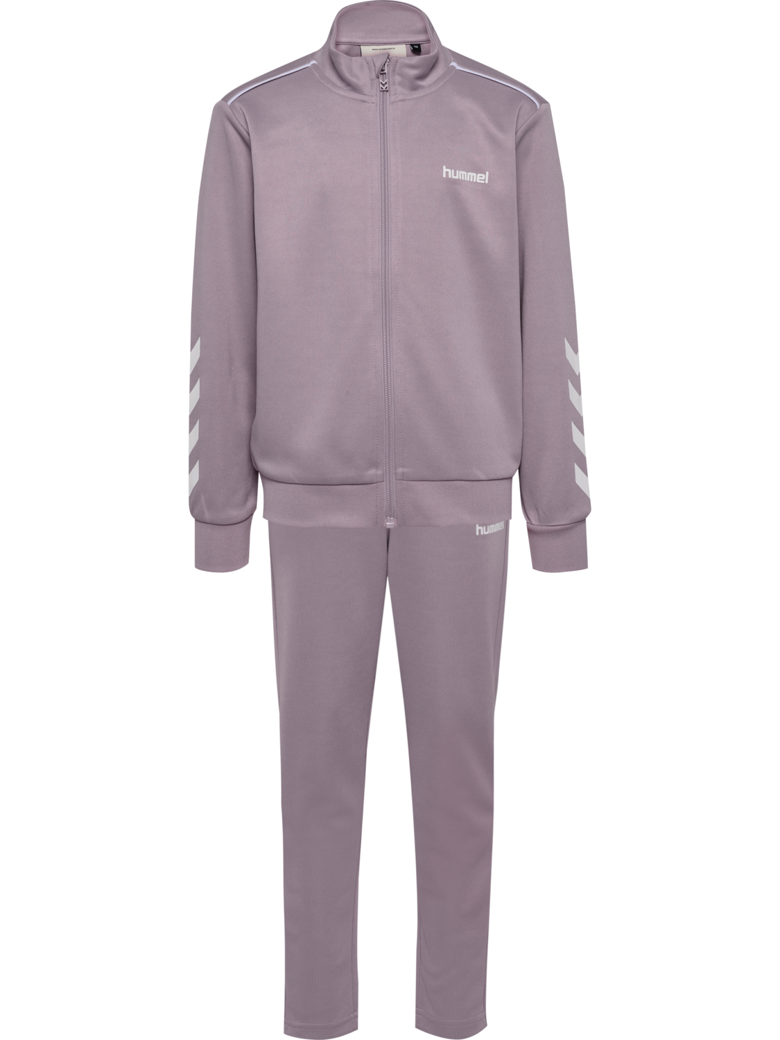 hmlJR TRACKSUIT, SEA FOG, packshot