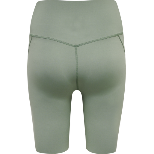 hmlMT GRACE HW TIGHT SHORTS, LILY PAD hmlMT GRACE HW TIGHT SHORTS, LILY PAD, packshot