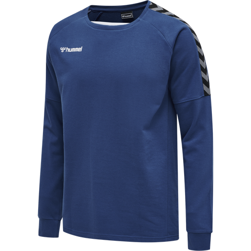 hmlAUTHENTIC TRAINING SWEAT, TRUE BLUE, packshot