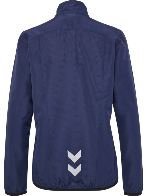 hmlRUN JACKET WOMAN, BLACK IRIS, packshot