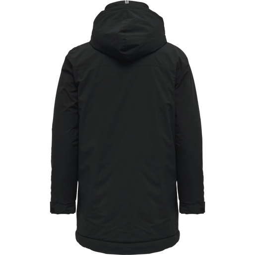 hmlNORTH PARKA JACKET, BLACK/ASPHALT, packshot