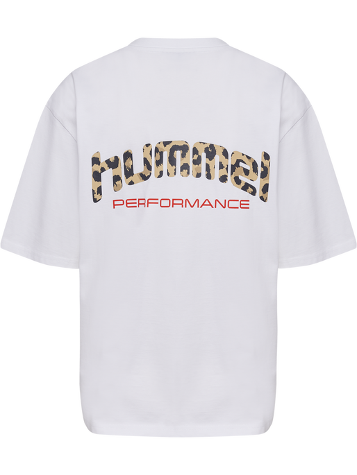 hmlFAST LOOSE T-SHIRT S/S, WHITE hmlFAST LOOSE T-SHIRT S/S, WHITE, packshot
