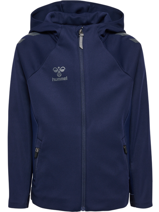 hmlCIMA 2.0 ZIP HOODIE KIDS, MARINE, packshot