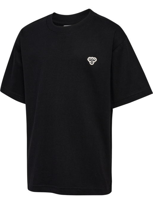 hmlJR LOOSE T-SHIRT S/S BEE, BLACK, packshot