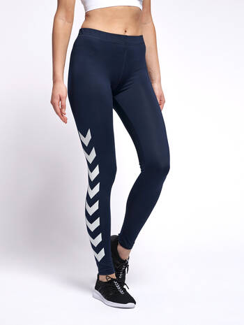 HMLLILY TIGHTS, BLACK IRIS, model