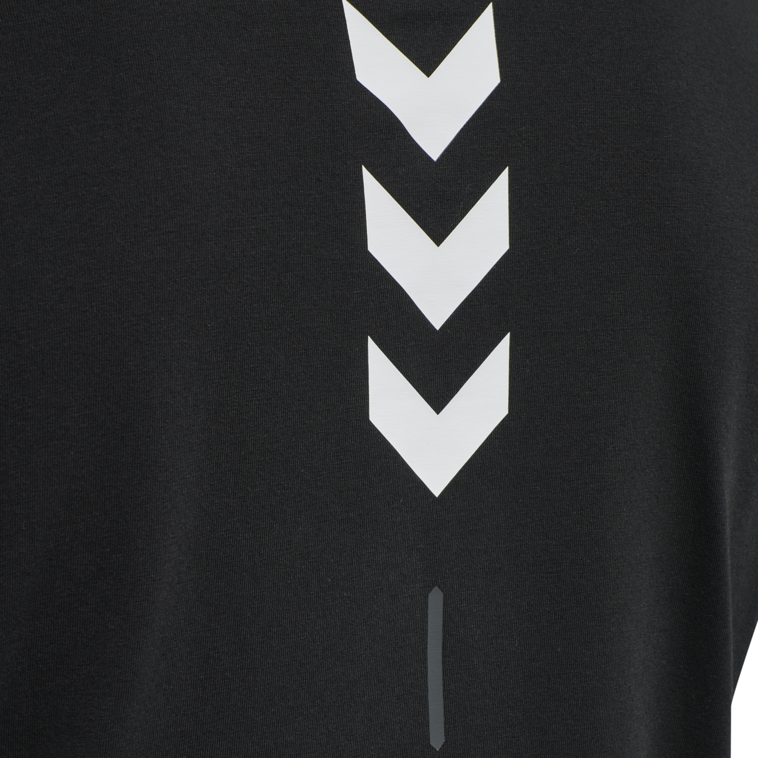 hmlTE CALLUM COTTON T-SHIRT, BLACK, packshot