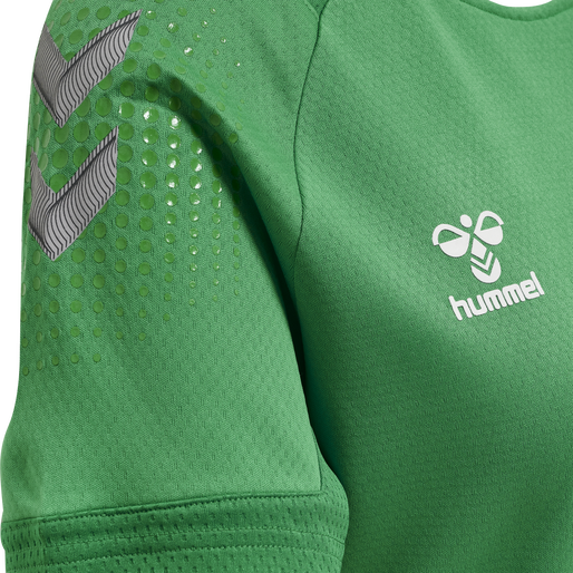 hmlLEAD WOMENS S/S POLY JERSEY, JELLY BEAN, packshot