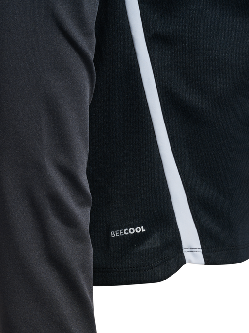 hmlLEAD 2.0 CREW SWEAT, BLACK/ASPHALT, packshot