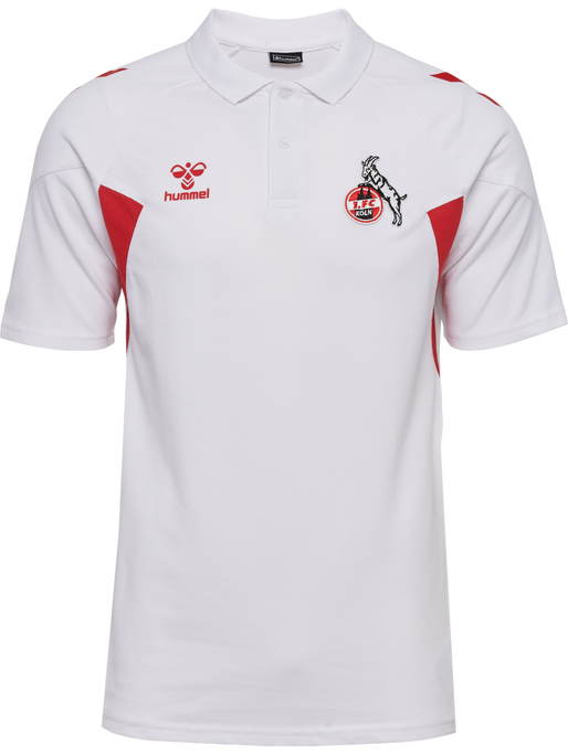 1FCK 23/24 TRAVEL POLO, WHITE 1FCK 23/24 TRAVEL POLO, WHITE, packshot