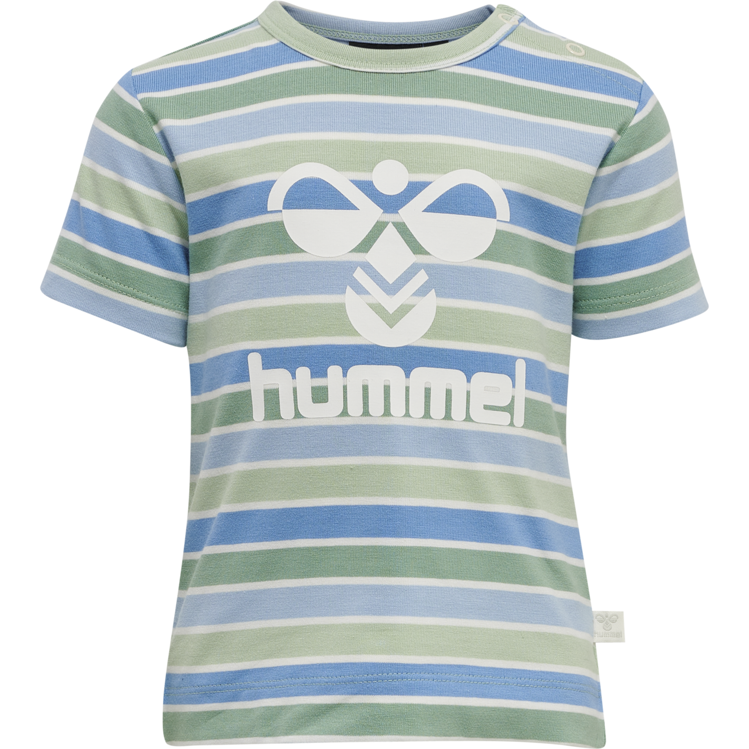 hmlPELLE T-SHIRT S/S, GRAYED JADE, packshot