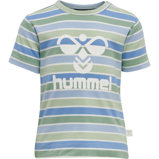 hmlPELLE T-SHIRT S/S, GRAYED JADE, packshot
