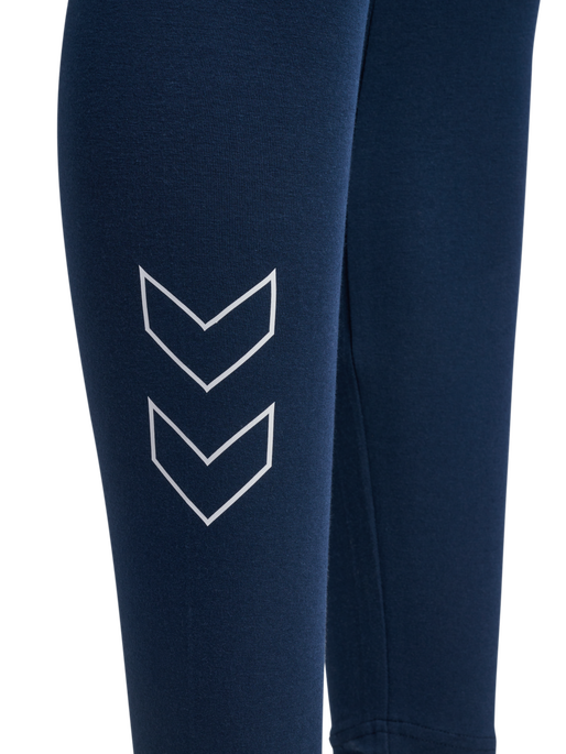 hmlELEMENTAL COTTON HW TIGHTS, DRESS BLUES, packshot