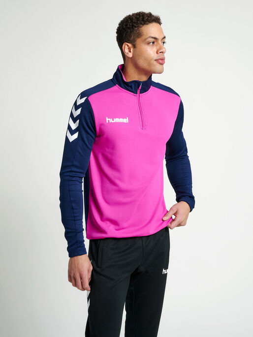 CORE 1/2 ZIP SWEAT, MARINE, model