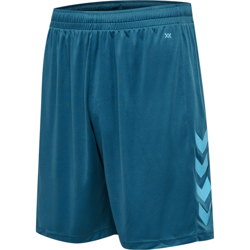 hmlCORE XK POLY SHORTS, BLUE CORAL, packshot