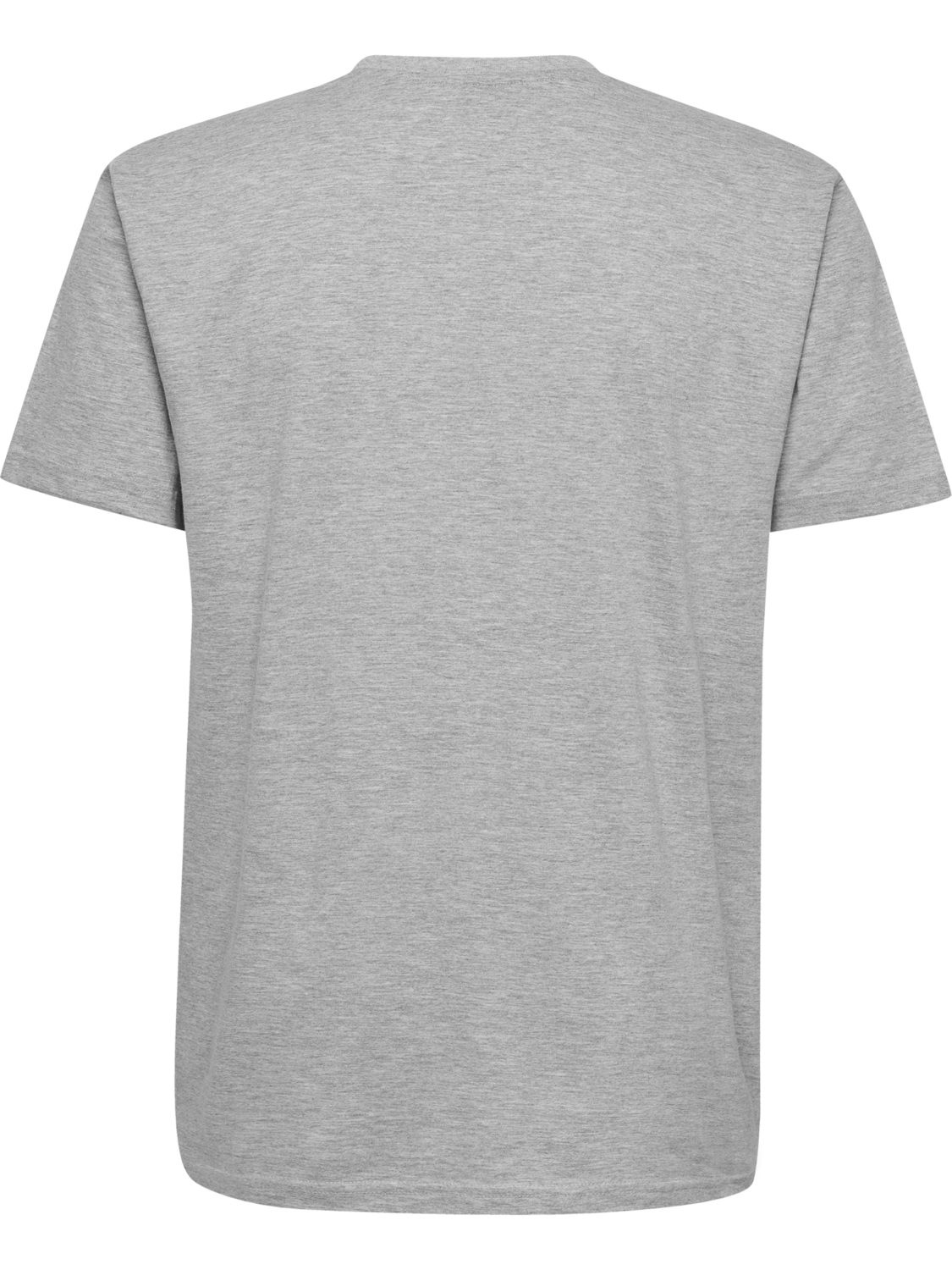 HUMMEL GO COTTON LOGO T-SHIRT S/S, GREY MELANGE, packshot