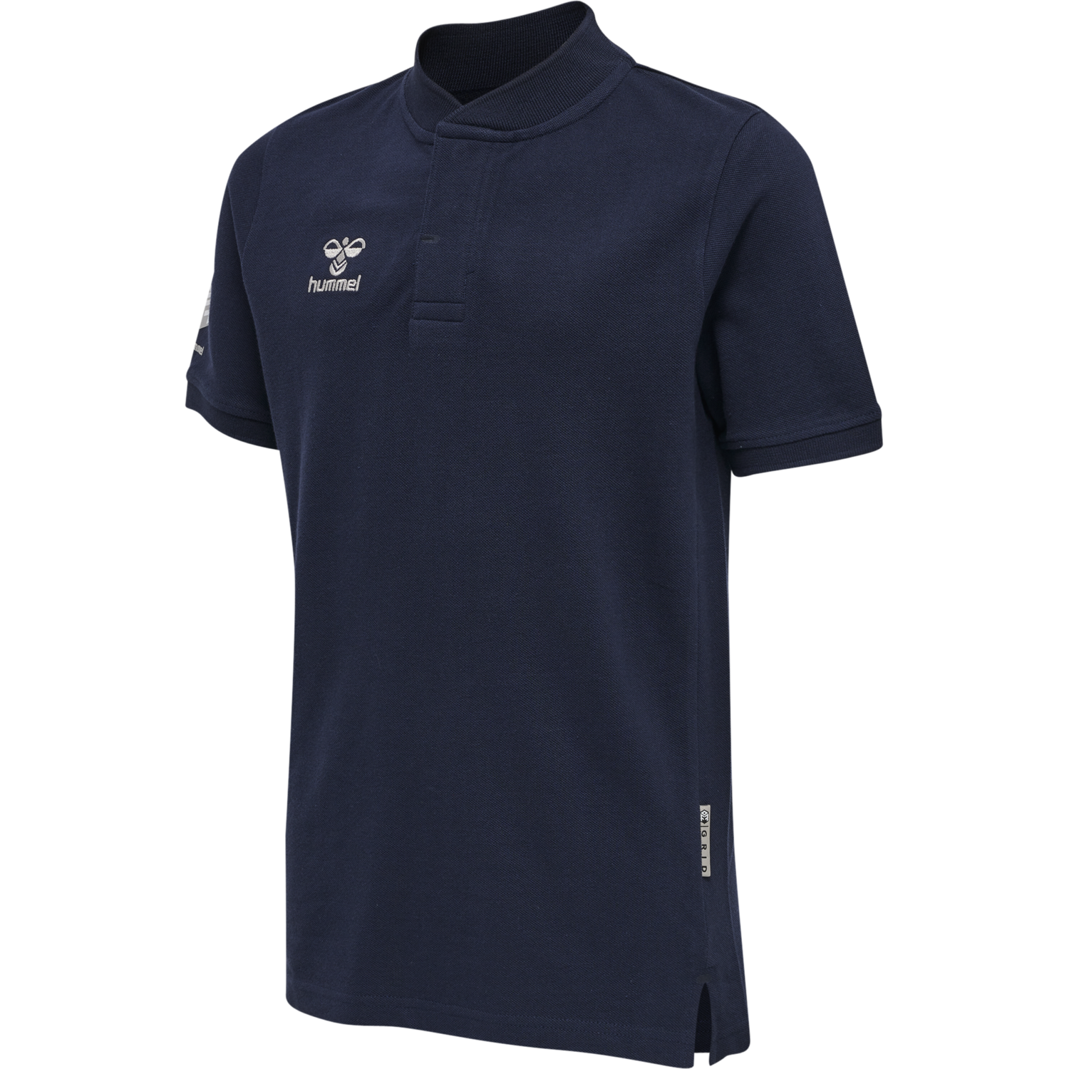 hmlMOVE GRID POLO KIDS, MARINE, packshot