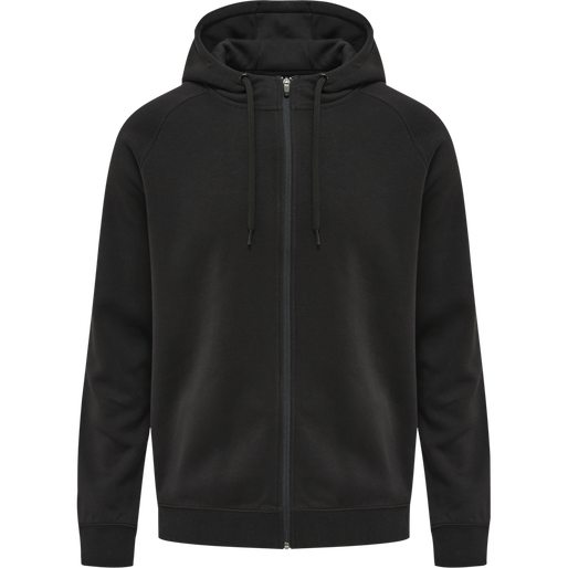 hmlRED CLASSIC ZIP HOODIE, BLACK, packshot