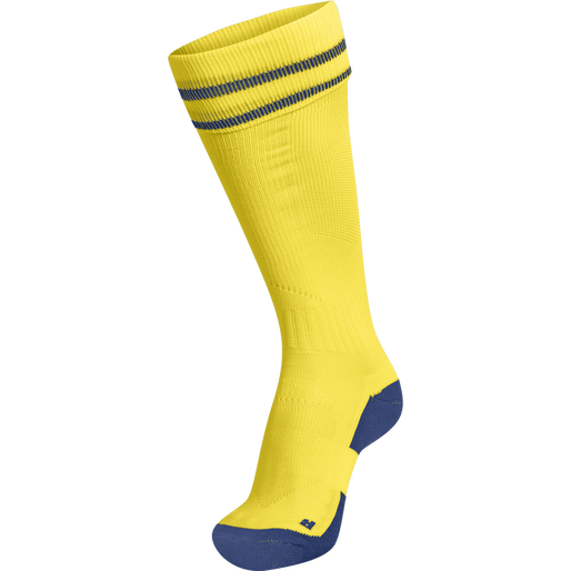 ELEMENT FOOTBALL SOCK , SPORTS YELLOW/TRUE BLUE, packshot