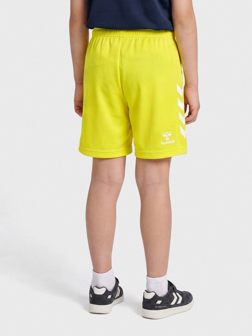 hmlCORE XK POLY SHORTS KIDS, BLAZING YELLOW, model
