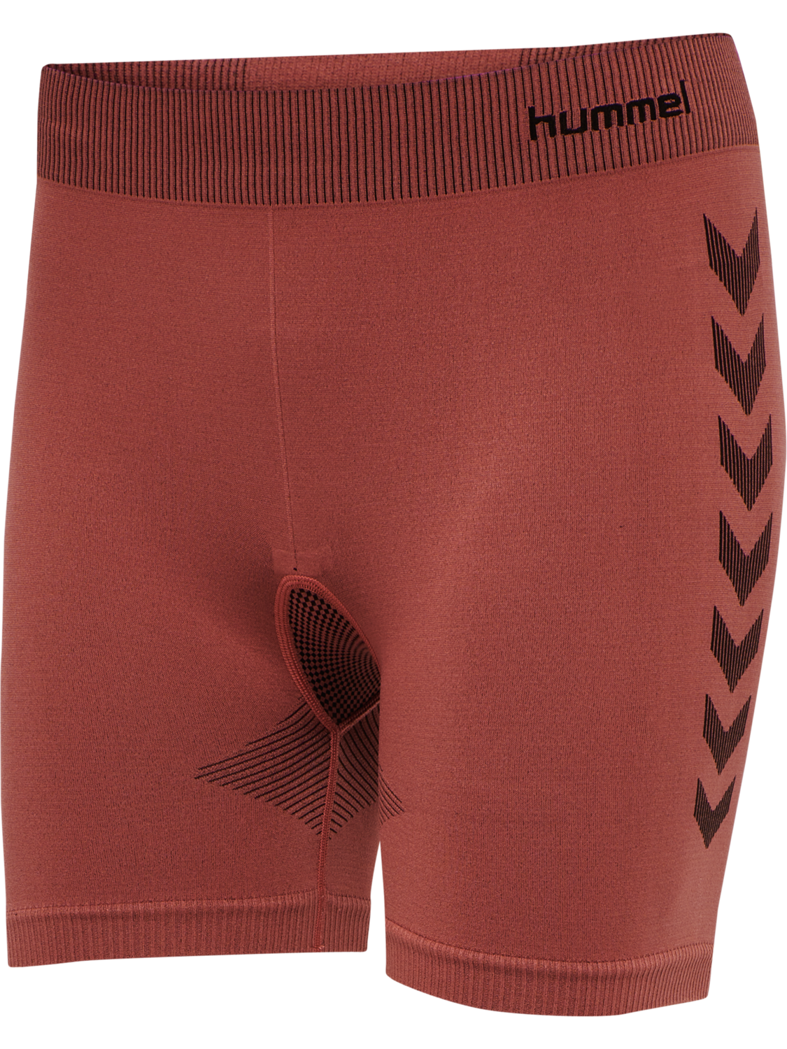 HUMMEL FIRST SEAMLESS TR SHT TIGH W, MARSALA, packshot